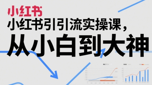 小红书引流实操课，从小白到大神-慧创网