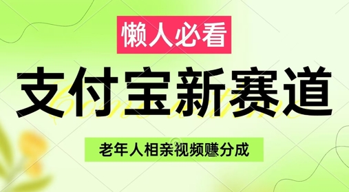 支付宝新赛道，利用老年人相亲视频，挣分成收益，轻松月入过W，操作简单-慧创网