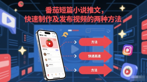 番茄短篇小说推文，快速制作及发布视频的两种方法-慧创网