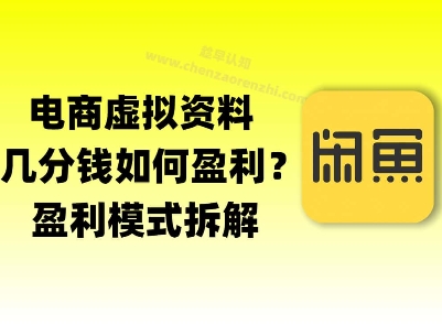 揭秘虚拟电商1分钱资料与卡券是如何获得收益的(详细拆解)-慧创网