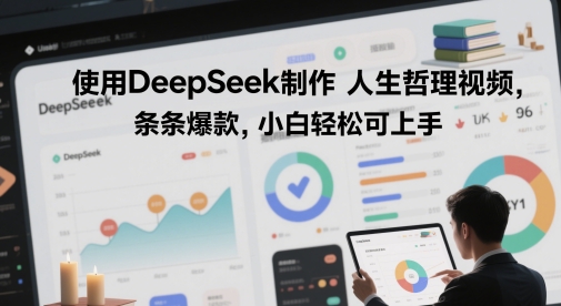 使用DeepSeek制作人生哲理视频，条条爆款，小白轻松可上手-慧创网