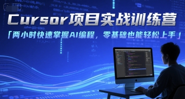 Cursor项目实战训练营，两小时快速掌握AI编程，零基础也能轻松上手-慧创网