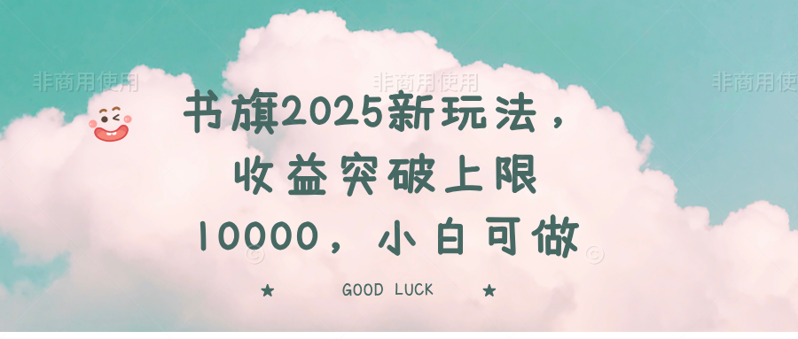 （14519期）书旗2025新玩法，收益突破上限10000，小白可做-慧创网
