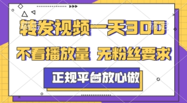 转发视频一天3张+，正规平台放心做，不看播放量，不看粉丝量，一个任务几分钟完成【揭秘】-慧创网