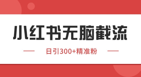 小红书截流同行客源，独家野路子获客玩法 日引200+暴力获客【揭秘】-慧创网