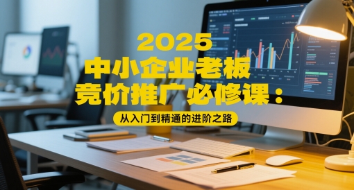 2025中小企业老板竞价推广必修课：从入门到精通的进阶之路-慧创网