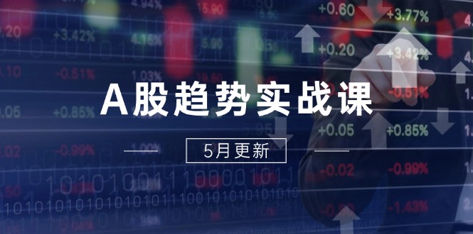 （14808期）A股趋势实战课：主力动向+政策红利，2025全年策略5月更新-慧创网