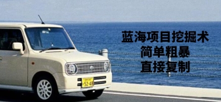 蓝海项目挖掘术，简单粗暴，直接复制-慧创网