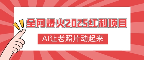 全网爆火2025红利项目，AI让老照片动起来，新手也能快速上手-慧创网