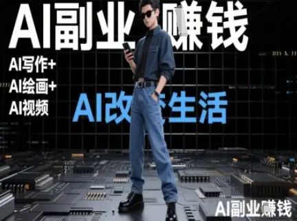 AI改变生活（Ai写作+AI绘画+Ai视频），AI副业挣钱-慧创网