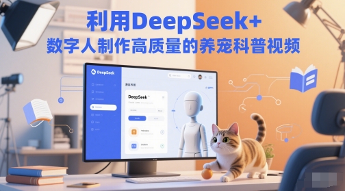 利用DeepSeek+数字人制作高质量的养宠科普视频-慧创网