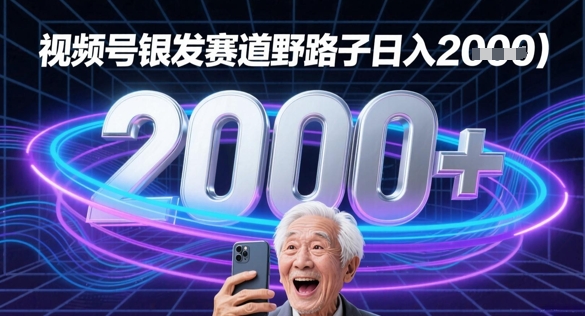 蝴蝶号银发赛道流量密码野路子日入多张-慧创网