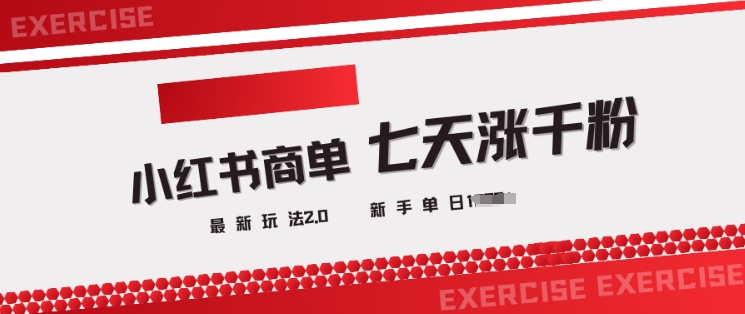 小红书商单2.0最新玩法，3天涨千粉单日变现多张-慧创网