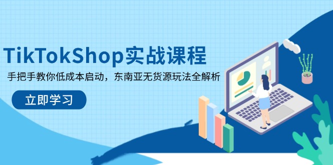 （14269期）TikTokShop实战课程，手把手教你低成本启动，东南亚无货源玩法全解析-慧创网