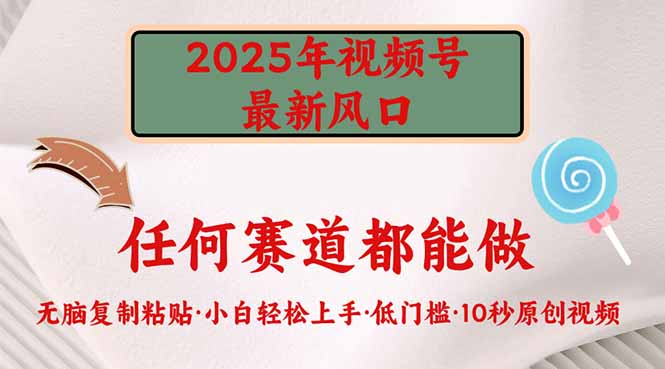 （14453期）2025年视频号新风口，低门槛只需要无脑执行-慧创网