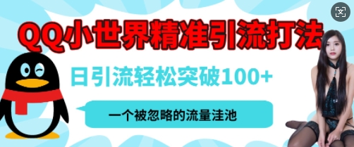 QQ私域引流平台，流量年轻且巨大，实操单日引流100+创业粉，月精准变现1W+-慧创网
