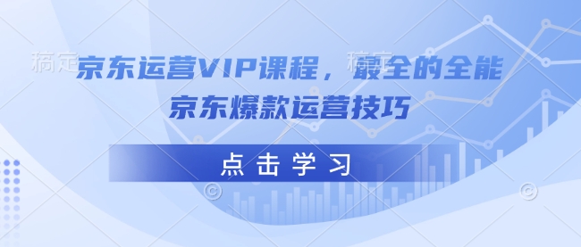 京东运营VIP课程，最全的全能京东爆款运营技巧-慧创网