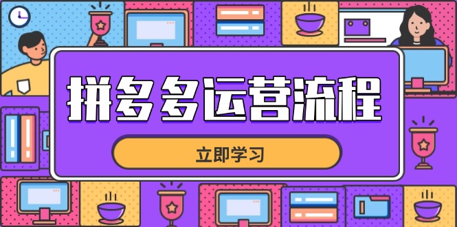 （14503期）拼多多运营流程，从选品到流量，全链路运营技巧，助力店铺爆单-慧创网