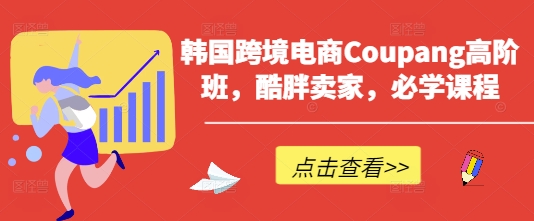 韩国跨境电商Coupang高阶班，酷胖卖家，必学课程-慧创网