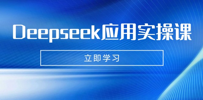 （14545期）Deepseek应用实操课：AI制作数字妈妈、写真、短视频，辅导作业，PPT制作等-慧创网