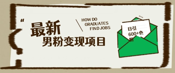 最新男粉变现项目，日引100+S粉，流量爆炸，小白轻松上手-慧创网