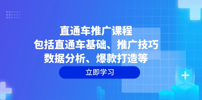 （14001期）直通车推广课程：包括直通车基础、推广技巧、数据分析、爆款打造等-慧创网