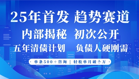 2025年首次公开，真正的事业型赛道，客咨不断，单月轻松破W-慧创网