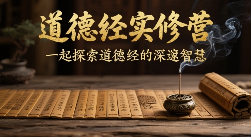 道德经实修营，一起探索道德经的深邃智慧-慧创网