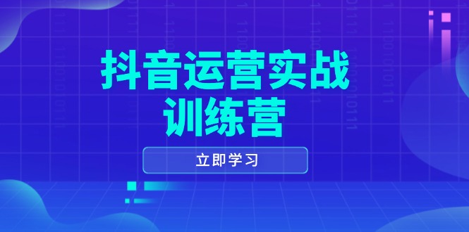 （14057期）抖音运营实战训练营，0-1打造短视频爆款，涵盖拍摄剪辑、运营推广等全过程-慧创网
