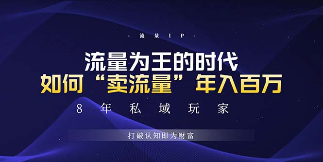 未来如何通过“卖流量”年入百万，跨越一切周期绝对蓝海项目-慧创网
